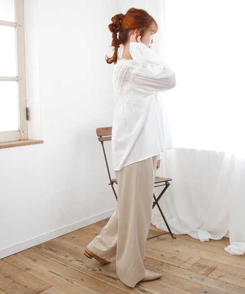 Crisp（クリスプ）の「マットサテンラフパンツ（その他パンツ・レディース・ベージュ/グレー/ブルー・FREE）」の16枚目の写真