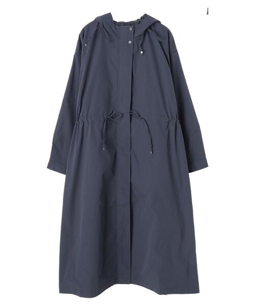 Green　Parks（グリーンパークス）の「ロングトレンパ/マンパ＊（マウンテンパーカー・レディース・ライトカーキ/ネイビー/ベージュ/アイボリー・FREE）」の6枚目の写真