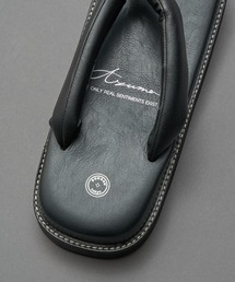 【24ss】 Azuma. アズマ レザー雪駄 BLACK×GOLD サンダル Azuma.(アズマ) LEATHER SETTA | Taking a lesson from the past