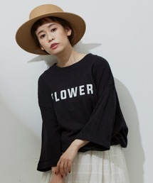 Libra Cue | FLOWER ロゴTシャツ(Tシャツ/カットソー)