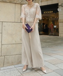 My shawty レースワンピース　ドレス My shawty（ﾏｲｼｬｳﾃｨｰ）の「tie design lace dress（ドレス