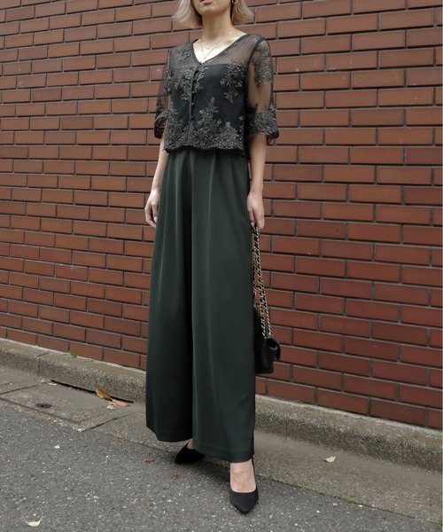 My shawty（ﾏｲｼｬｳﾃｨｰ）の「napoli lace pants dress（パンツ