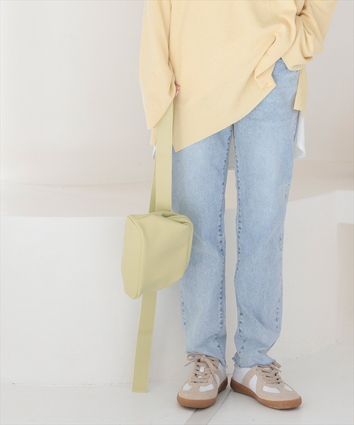 DONOBAN（ドノバン）の「PUレザーがま口ベルトバッグ [E]（ショルダーバッグ・レディース・グリーン系その他/ブラック/ホワイト・ONESIZE）」の12枚目の写真