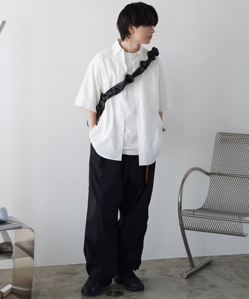 MICRO SPAN BASIC WIDE H/S SHIRT（シャツ/ブラウス）｜WYM LIDNM
