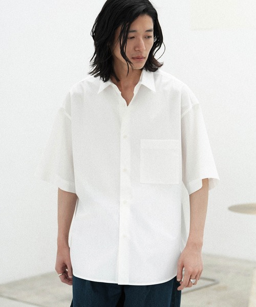 MICRO SPAN BASIC WIDE H/S SHIRT（シャツ/ブラウス）｜WYM LIDNM