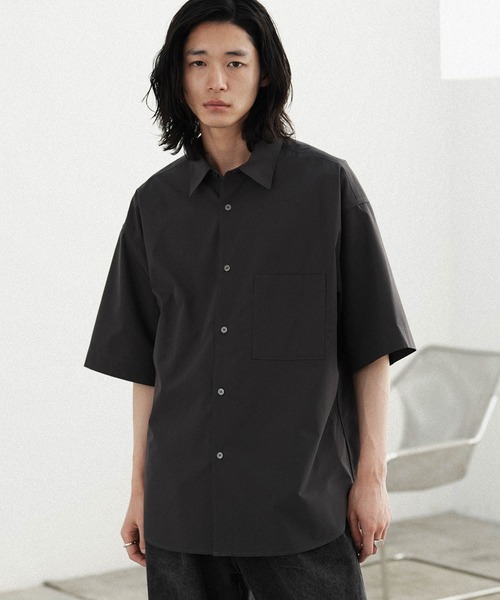 MICRO SPAN BASIC WIDE H/S SHIRT（シャツ/ブラウス）｜WYM LIDNM