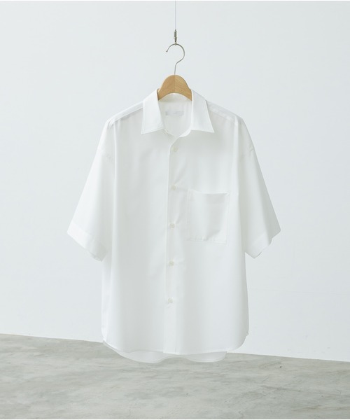 MICRO SPAN BASIC WIDE H/S SHIRT（シャツ/ブラウス）｜WYM LIDNM
