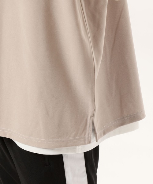 TopIsm（トップイズム）の「アンサンブル　梨地素材ストレッチ ワイドシルエット半袖カットソー（アンサンブル・メンズ・ホワイト/グレー系その他/ブラウン/ベージュ/ブラック・M/L）」の16枚目の写真