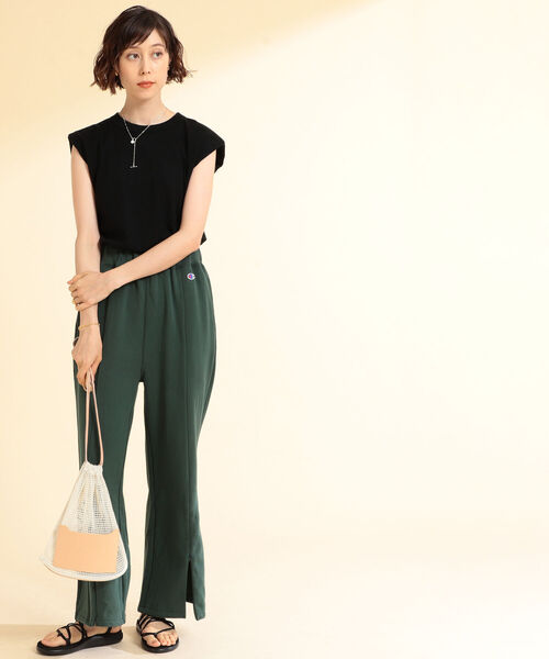 Ray BEAMS(レイビームス)の「Ray BEAMS / ショルダー パッド フレンチ スリーブ Tシャツ(Tシャツ/カットソー・レディース・ホワイト/ブラック/ミント・ONE SIZE)」の11枚目の写真