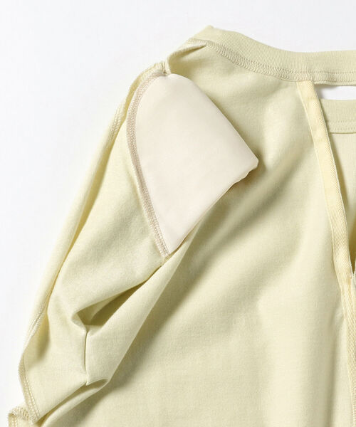 Ray BEAMS(レイビームス)の「Ray BEAMS / ショルダー パッド フレンチ スリーブ Tシャツ(Tシャツ/カットソー・レディース・ホワイト/ブラック/ミント・ONE SIZE)」の18枚目の写真