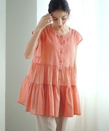 titivate | ｼｱｰﾃｨｱｰﾄﾞﾌﾚﾝﾁｽﾘｰﾌﾞﾌﾞﾗｳｽ(シャツ/ブラウス)