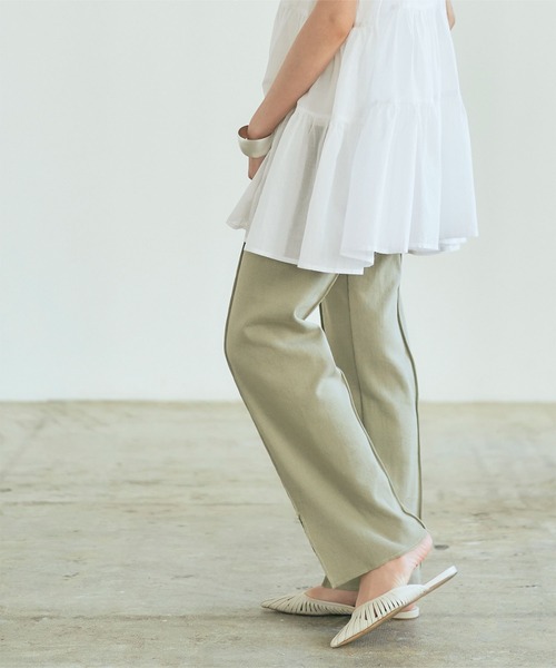 titivate（ティティベイト）の「ｼｱｰﾃｨｱｰﾄﾞﾌﾚﾝﾁｽﾘｰﾌﾞﾌﾞﾗｳｽ（シャツ/ブラウス・レディース・オフホワイト/ベージュ/ピンク/ブラック・FREE）」の15枚目の写真