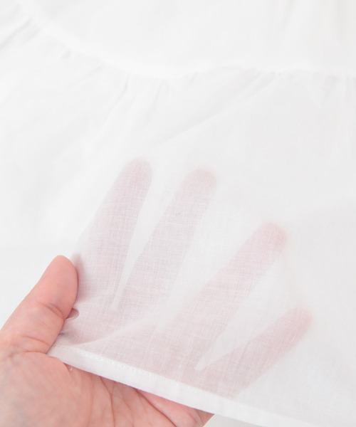 titivate（ティティベイト）の「ｼｱｰﾃｨｱｰﾄﾞﾌﾚﾝﾁｽﾘｰﾌﾞﾌﾞﾗｳｽ（シャツ/ブラウス・レディース・オフホワイト/ベージュ/ピンク/ブラック・FREE）」の14枚目の写真