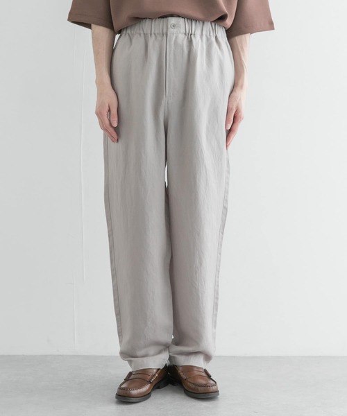 URBAN RESEARCH（アーバンリサーチ）の「UR TECH+抗菌 高機能リネンレーヨン イージーパンツ（その他パンツ・メンズ・グレー系その他/チャコールグレー/ブルー系その他・MEDIUM/LARGE）」の17枚目の写真
