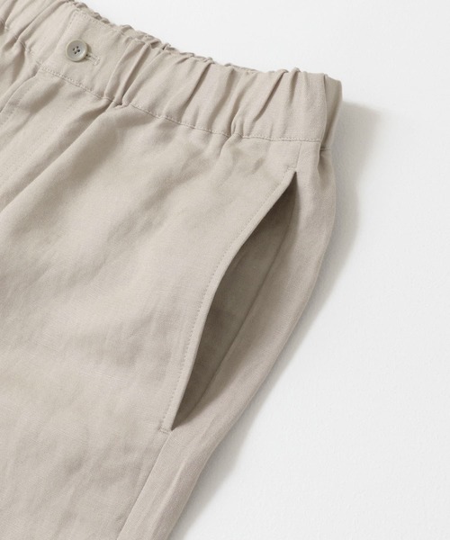 URBAN RESEARCH（アーバンリサーチ）の「UR TECH+抗菌 高機能リネンレーヨン イージーパンツ（その他パンツ・メンズ・グレー系その他/チャコールグレー/ブルー系その他・MEDIUM/LARGE）」の10枚目の写真