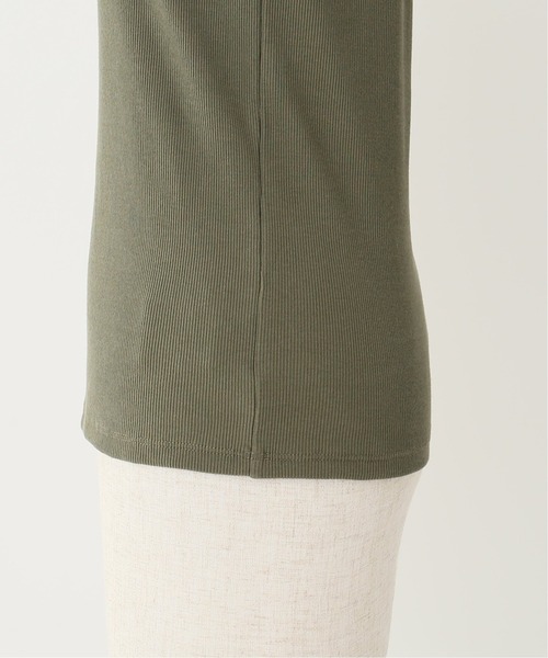 Spick & Span(スピックアンドスパン)の「ビンテージリブクロスストラップキャミ◆(キャミソール・レディース・ブラック/ベージュ/カーキ・FREE)」の14枚目の写真