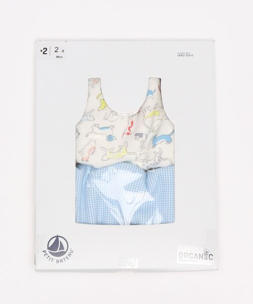 PETIT BATEAU(プチバトー)の「プリントタンクトップ2枚組(タンクトップ・キッズ・その他・4YEAR/5YEAR/2YEAR/3YEAR)」の2枚目の写真