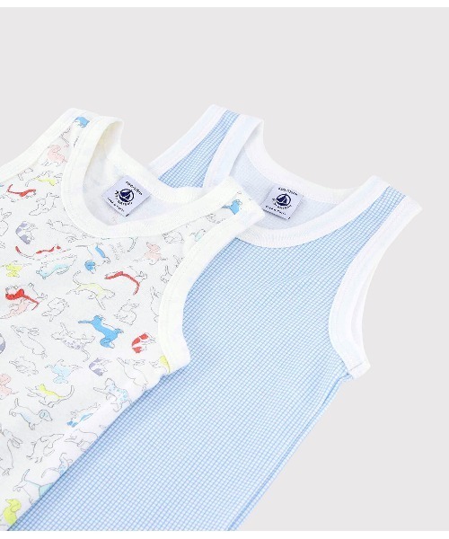 PETIT BATEAU(プチバトー)の「プリントタンクトップ2枚組(タンクトップ・キッズ・その他・4YEAR/5YEAR/2YEAR/3YEAR)」の4枚目の写真