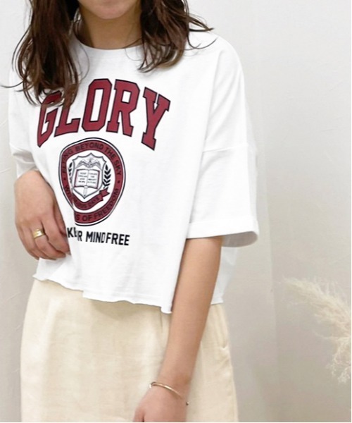 apres jour clair（アプレジュールクレア）の「【apres jour clair】カレッジロゴTシャツ【ZOZOTOWN限定アイテム】（Tシャツ/カットソー・レディース・アイボリー/オフホワイト/その他/ベージュ・X-LARGE/フリー）」の6枚目の写真