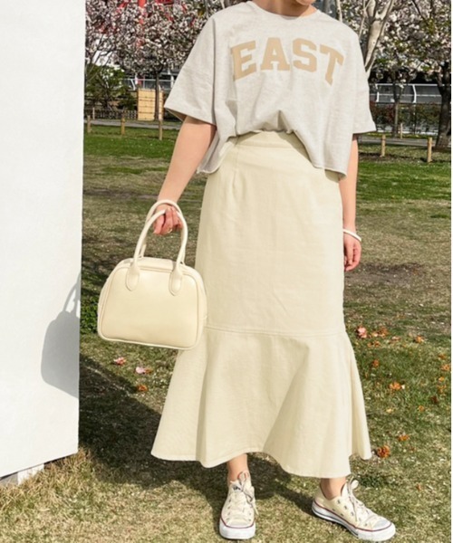 apres jour clair（アプレジュールクレア）の「【apres jour clair】カレッジロゴTシャツ【ZOZOTOWN限定アイテム】（Tシャツ/カットソー・レディース・アイボリー/オフホワイト/その他/ベージュ・X-LARGE/フリー）」の14枚目の写真