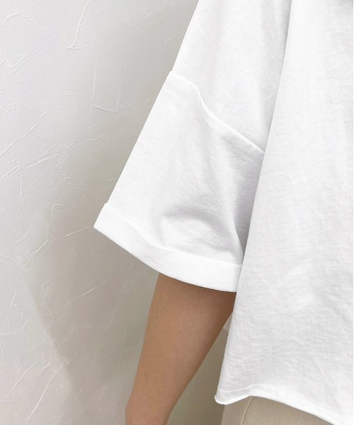 apres jour clair（アプレジュールクレア）の「【apres jour clair】カレッジロゴTシャツ【ZOZOTOWN限定アイテム】（Tシャツ/カットソー・レディース・アイボリー/オフホワイト/その他/ベージュ・X-LARGE/フリー）」の16枚目の写真