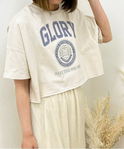 apres jour clair（アプレジュールクレア）の「【apres jour clair】カレッジロゴTシャツ【ZOZOTOWN限定アイテム】（Tシャツ/カットソー・レディース・アイボリー/オフホワイト/その他/ベージュ・X-LARGE/フリー）」の17枚目の写真