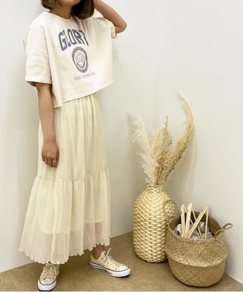 apres jour clair（アプレジュールクレア）の「【apres jour clair】カレッジロゴTシャツ【ZOZOTOWN限定アイテム】（Tシャツ/カットソー・レディース・アイボリー/オフホワイト/その他/ベージュ・X-LARGE/フリー）」の20枚目の写真