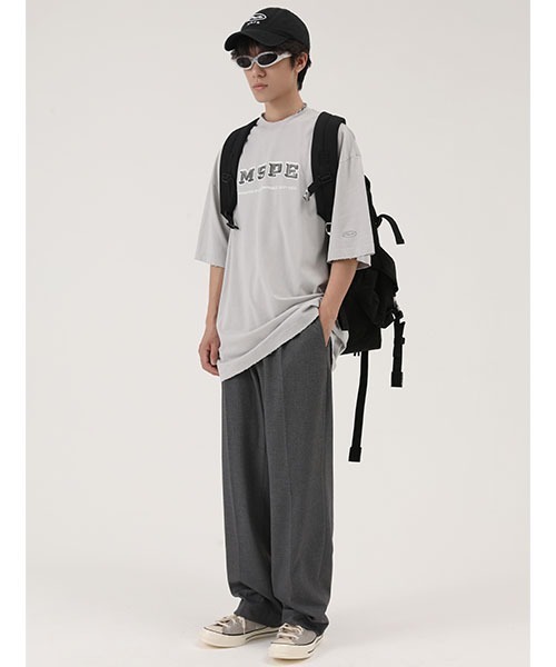 MASONPRINCE(メイソンプリンス)の「【MASONPRINCE】Adjustable waist casual tuck slacks SK2030(スラックス・メンズ・ブラック/グレー・XL/L/M/S)」の12枚目の写真