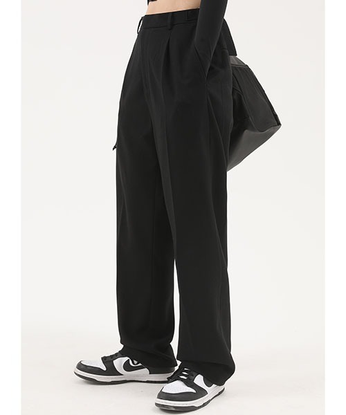 MASONPRINCE(メイソンプリンス)の「【MASONPRINCE】Adjustable waist casual tuck slacks SK2030(スラックス・メンズ・ブラック/グレー・XL/L/M/S)」の16枚目の写真