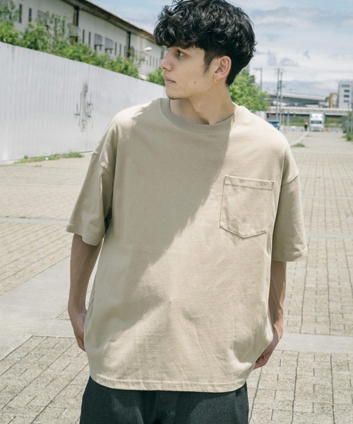 セール Usaコットン 綿100 ポケット付き 半袖 Tシャツ 504133675 トップイズム Topism Magaseek