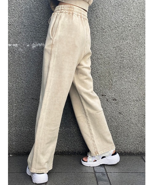 one way（ワンウェイ）の「【oneway Jeans】硫化染めパンツ（スウェットパンツ・レディース・ライトグレー/ライトブルー/ブラック/ベージュ・FREE）」の11枚目の写真