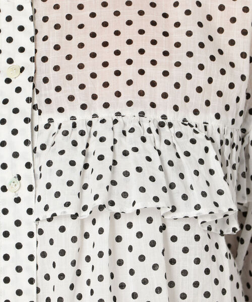 fredy emue（フレディエミュ）の「フリル切替6分袖ブラウス（シャツ/ブラウス・レディース・ブラック/オフホワイト/ホワイト系その他4・38）」の22枚目の写真