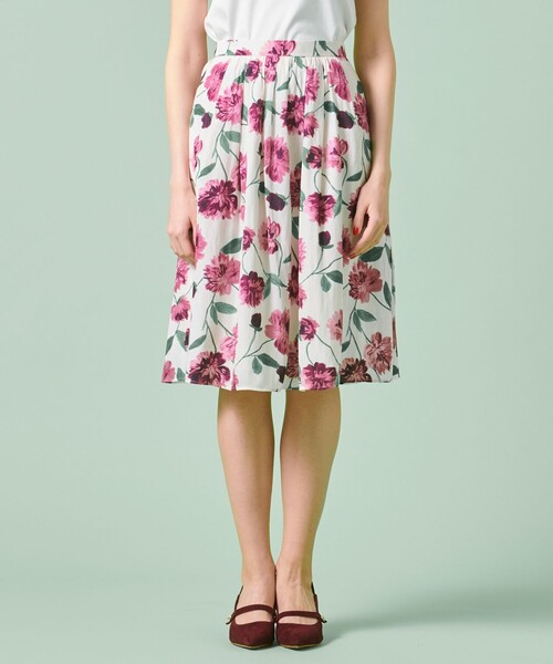 TOCCA(トッカ)の「【洗える!】ROSA SKIRT スカート(スカート・レディース・ネイビー系5/ライトイエロー系5・0/4)」の3枚目の写真