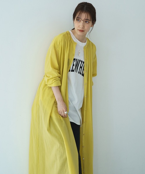 LOUNGEDRESS（ラウンジドレス）の「フレンチロゴT（Tシャツ/カットソー・レディース・オフホワイト/ブラック・FREE）」の11枚目の写真