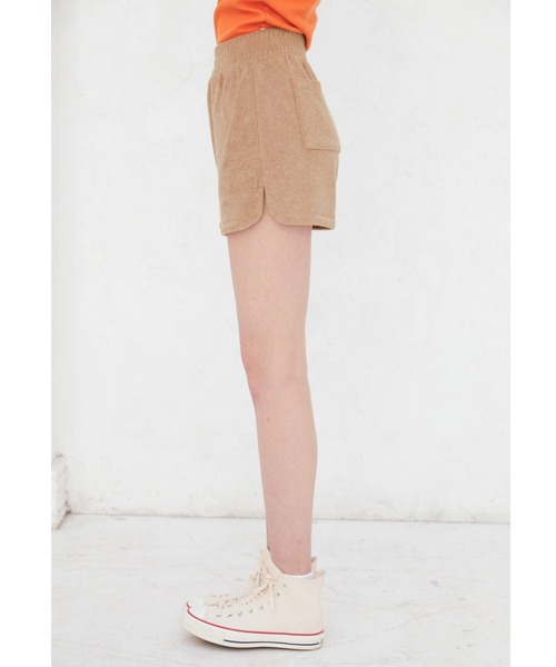 ALEXIA STAM（アリシアスタン）の「Terry Cloth Side Slit Shorts/テリークロスサイドスリットショーツ（その他パンツ・レディース・チャコールグレー/カーキ/モカ・S/M）」の9枚目の写真