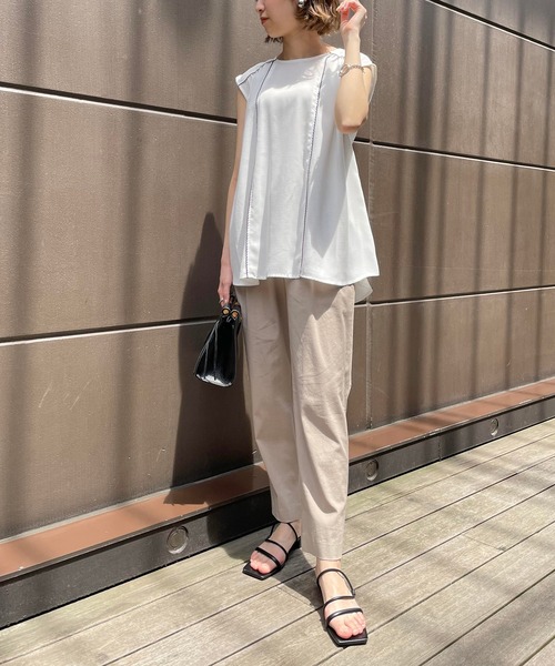 RIVE DROITE（リヴドロワ）の「ZOZOTOWN限定/リネンライクブラウス（シャツ/ブラウス・レディース・ホワイト/ブラック・FREE）」の22枚目の写真