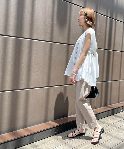 RIVE DROITE（リヴドロワ）の「ZOZOTOWN限定/リネンライクブラウス（シャツ/ブラウス・レディース・ホワイト/ブラック・FREE）」の21枚目の写真