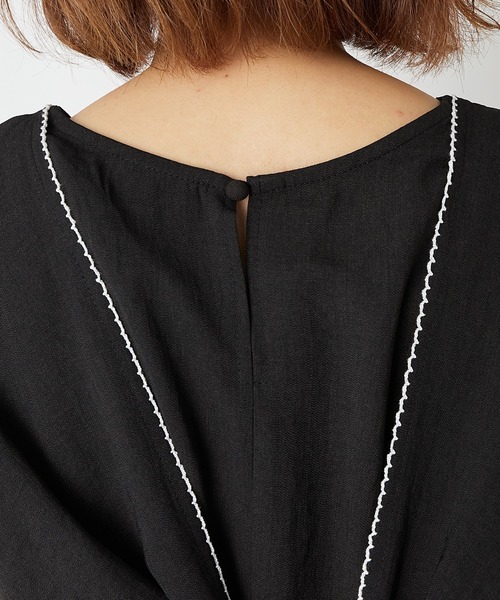 RIVE DROITE（リヴドロワ）の「ZOZOTOWN限定/リネンライクブラウス（シャツ/ブラウス・レディース・ホワイト/ブラック・FREE）」の7枚目の写真