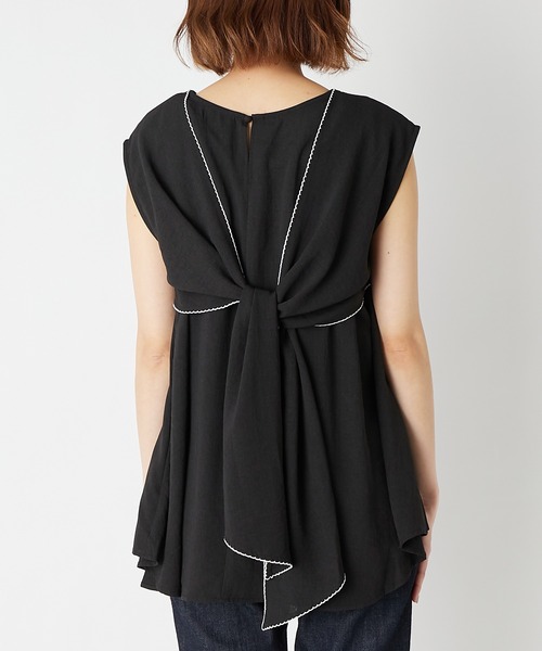 RIVE DROITE（リヴドロワ）の「ZOZOTOWN限定/リネンライクブラウス（シャツ/ブラウス・レディース・ホワイト/ブラック・FREE）」の10枚目の写真