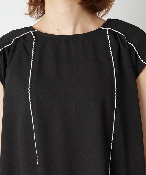 RIVE DROITE（リヴドロワ）の「ZOZOTOWN限定/リネンライクブラウス（シャツ/ブラウス・レディース・ホワイト/ブラック・FREE）」の6枚目の写真