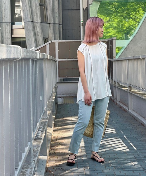 RIVE DROITE（リヴドロワ）の「ZOZOTOWN限定/リネンライクブラウス（シャツ/ブラウス・レディース・ホワイト/ブラック・FREE）」の17枚目の写真