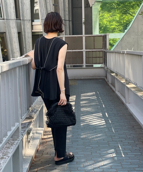 RIVE DROITE（リヴドロワ）の「ZOZOTOWN限定/リネンライクブラウス（シャツ/ブラウス・レディース・ホワイト/ブラック・FREE）」の15枚目の写真