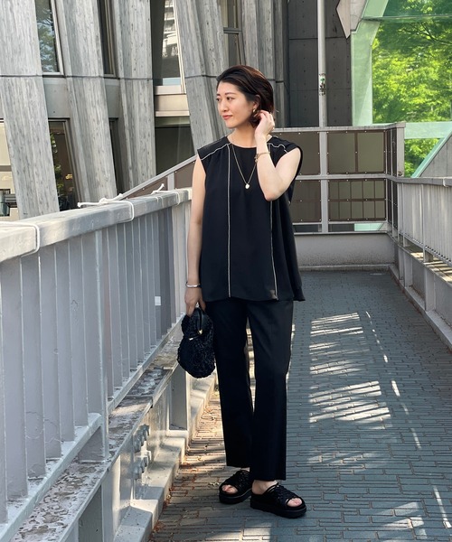 RIVE DROITE（リヴドロワ）の「ZOZOTOWN限定/リネンライクブラウス（シャツ/ブラウス・レディース・ホワイト/ブラック・FREE）」の14枚目の写真