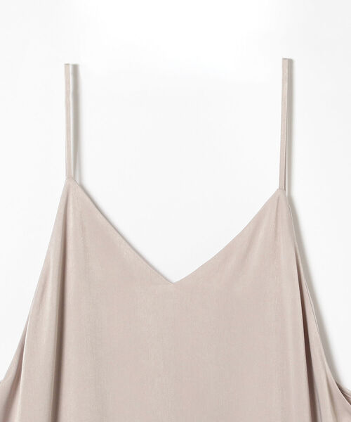 B:MING by BEAMS（ビーミングバイビームス）の「B:MING by BEAMS / サテン キャミソール ワンピース 21AW（ワンピース・レディース・ベージュ/ブラウン/ミント・SMALL/MEDIUM）」の17枚目の写真