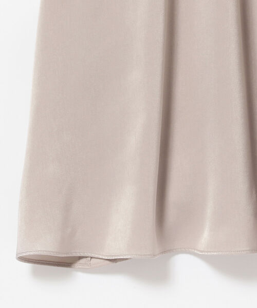 B:MING by BEAMS（ビーミングバイビームス）の「B:MING by BEAMS / サテン キャミソール ワンピース 21AW（ワンピース・レディース・ベージュ/ブラウン/ミント・SMALL/MEDIUM）」の18枚目の写真