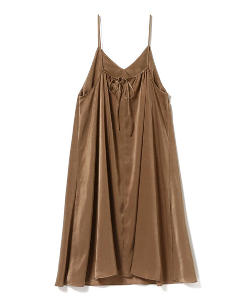 B:MING by BEAMS（ビーミングバイビームス）の「B:MING by BEAMS / サテン キャミソール ワンピース 21AW（ワンピース・レディース・ベージュ/ブラウン/ミント・SMALL/MEDIUM）」の21枚目の写真