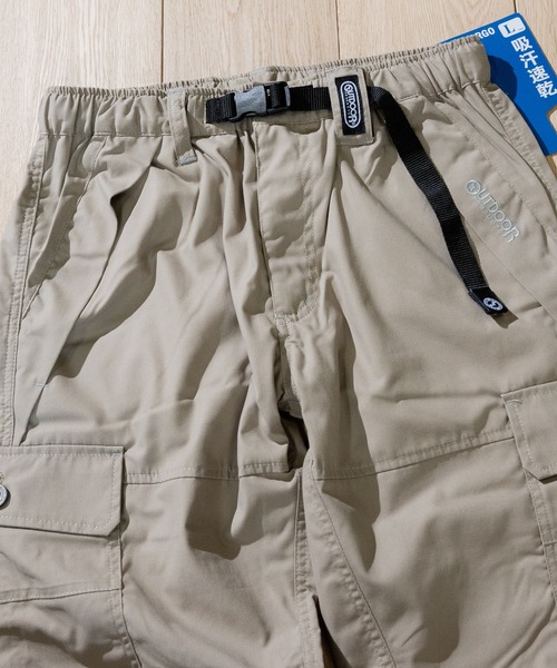 OUTDOOR PRODUCTS(アウトドアプロダクツ)の「【3】〔OUTDOOR PRODUCTS / アウトドアプロダクツ〕TCウェザー7分丈カーゴパンツ(カーゴパンツ・メンズ・ブルー/カモフラージュ/ブラック/ベージュ/ライトカーキ・LARGE/X-LARGE/MEDIUM)」の9枚目の写真
