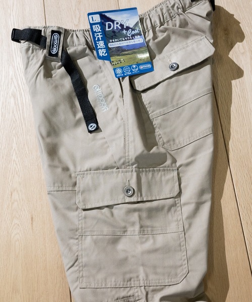 OUTDOOR PRODUCTS(アウトドアプロダクツ)の「【3】〔OUTDOOR PRODUCTS / アウトドアプロダクツ〕TCウェザー7分丈カーゴパンツ(カーゴパンツ・メンズ・ブルー/カモフラージュ/ブラック/ベージュ/ライトカーキ・LARGE/X-LARGE/MEDIUM)」の16枚目の写真