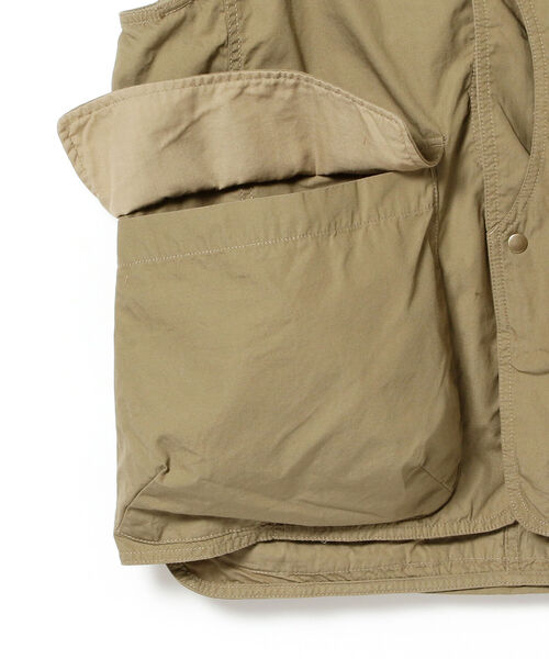 BEAMS BOY（ビームスボーイ）の「BEAMS BOY / コットン ウェザークロス ハンティングベスト（ベスト・レディース・ブラック/カーキ・ONE SIZE）」の17枚目の写真
