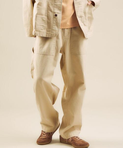 BIG MAC(ビッグマック)の「【別注】<BIG MAC×green label relaxing> ツイル ペインター イージー パンツ(その他パンツ・メンズ・ブラック/オフホワイト・M/L/S)」の19枚目の写真